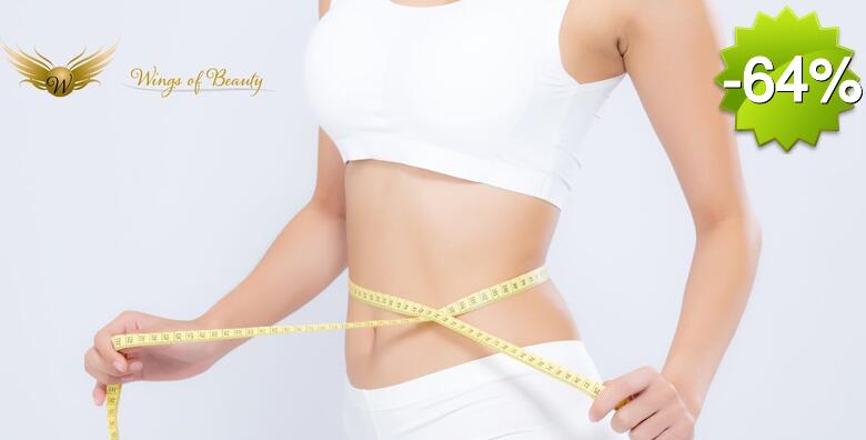 Učinkovito smanjite masne naslage i zategnite mišiće uz 3 tretmana lipolaserom i 3 tretmana elektrostimulacije u kozmetičkom salonu Wings of Beauty