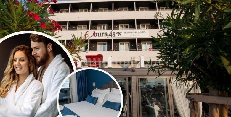 Valentinovo u Boutique Hotel Bura 45N 4*- 2 noćenja s polupansionom za 2 osobe + gratis dijete do 6,99 godina uz korištenje Spa zone sa finskom saunom
