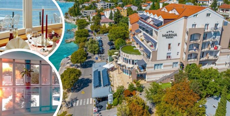 EARLY BOOKING! Hotel Marina 4*, Selce - obiteljski odmor tik uz more od 2 ili 3 noćenja s polupansionom za 2 odrasle osobe i 1 dijete 4 - 11,99 godina