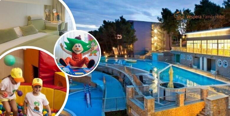 EARLY BOOKING! Predsezona na Lošinju u Family Hotelu Vespera 4* - 2 noćenja s polupansionom za 2 odrasle osobe i 1 dijete do 11,99 godina + snack ručak za djecu