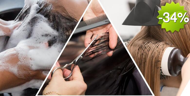 Pranje, šišanje i fen frizura na kratkoj i poludugoj kosi za zdraviju kosu i savršen izgled u Salonu S