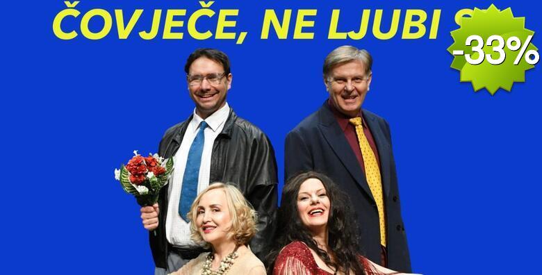 Predstava ČOVJEČE, NE LJUBI SE - duhovito interpretiran pogled na žensko - muške odnose i na instituciju braka popularnog britanskog autora Petera Quiltera