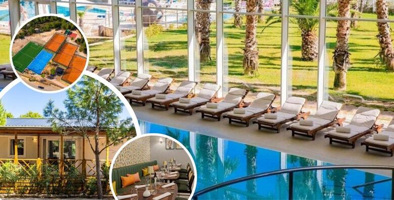 Amadria Park Camping 4*, Šibenik - wellness opuštanje za dvoje uz 2 noćenja s doručkom u mobilnoj kućici uz neograničeno korištenje kompleksa unutarnjih bazena i fitness zone