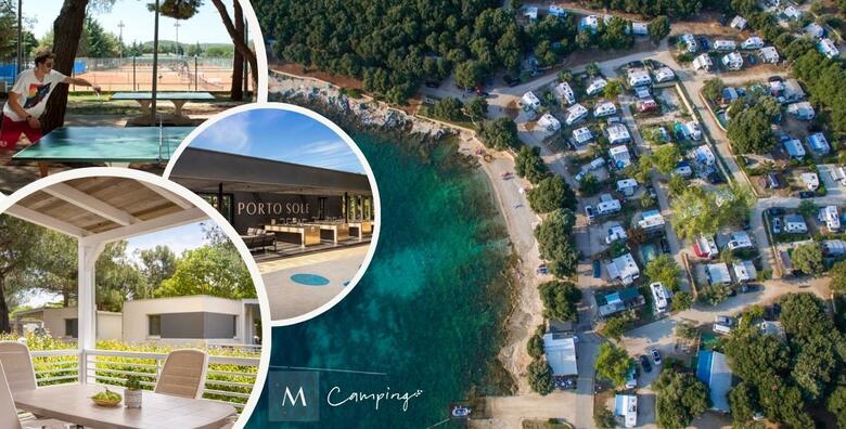 VRSAR, Kamp Porto Sole 4* by Maistra - odmor u mobilnim kućicama uz 2 noćenja za 4 odrasle osobe i 2 djece do 11,99 godina, korištenje terena za minigolf i stolni tenis