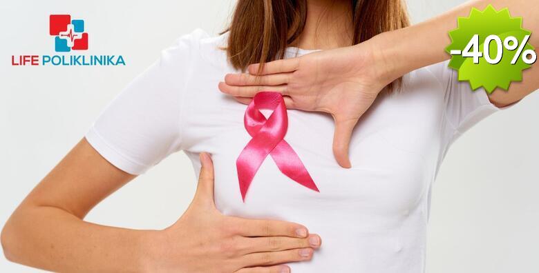 Ultrazvuk dojki i pazušnih jama - obavite preventivni pregled s točnošću od preko 90% u Poliklinici Life