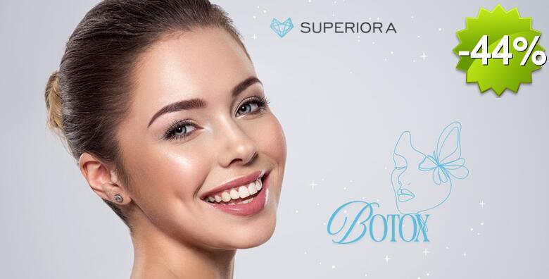 Estetski tretman pomlađivanja jedne regije lica - glatka koža i svjež izgled zahvaljujući preciznoj aplikaciji 50 jedinica u Poliklinici Superiora