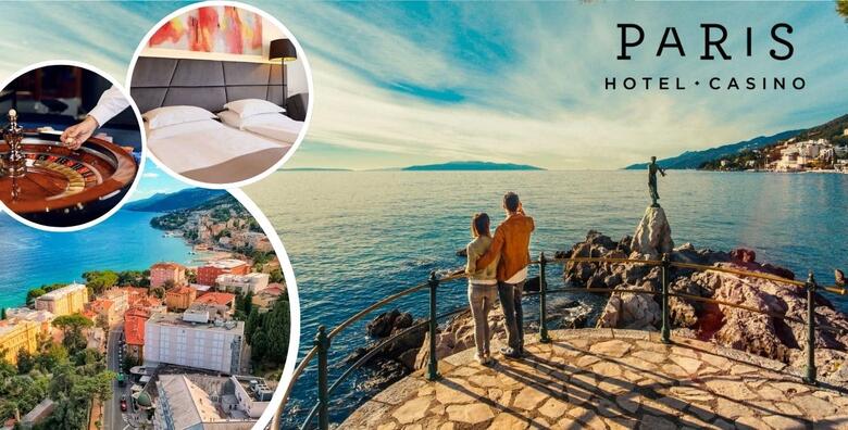 OPATIJA, Hotel Paris 4* - zimski odmor od 1 ili više noćenja s polupansionom za dvoje + gratis paket za 1 dijete do 5,99 godina uz besplatan ulaz u casino