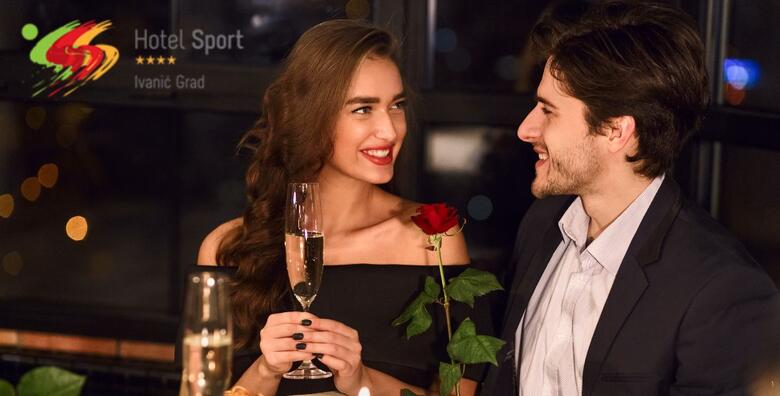 VALENTINOVO - proslavite dan zaljubljenih uz živu muziku, bogati švedski stol i aperitiv dobrodošlice u Hotelu Sport 4*