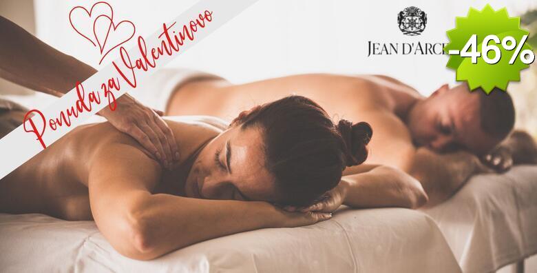 Valentinovo u znaku čokolade i dodira - čokoladna masaža cijelog tijela za dvoje u Jean d`Arcel Medical & Beauty Institutu