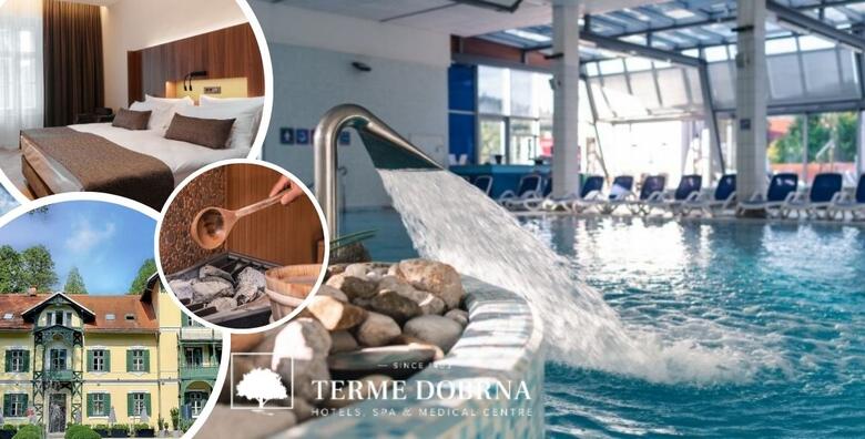 TERME DOBRNA, Hotel Švicarija 4* - 2 noćenja s polupansionom za 2 odrasle osobe + gratis paket za 1 dijete do 3,99 godina uz neograničeno korištenje termalnih bazena