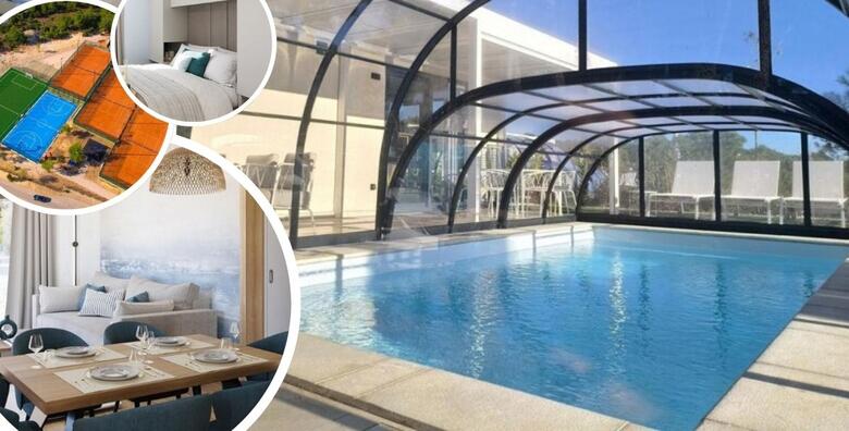 Exclusive Beach Villa - obiteljski odmor uz 2 noćenja s polupansionom za 2 odraslih i 2 djece sa privatnim grijanim bazenom i saunom u Amadria Park Camping 4*