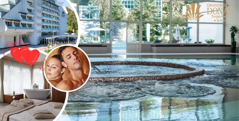 Valentinovo u Grand Hotelu Donat Superior 4*, Rogaška Slatina - 2 noćenja s polupansionom za dvoje uz romantičnu večeru, korištenje bazena, sauna i fitnessa