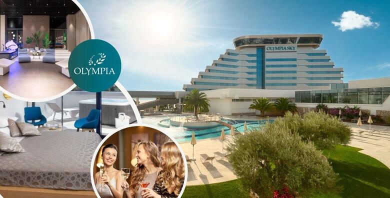 Dan žena u Hotelu Olympia Sky 4*, Vodice - 1 noćenje s doručkom za 2 ili 4 osobe uz koktel dobrodošlice, wellness sa saunama i bazenom te ulaznice za koncert ToMe