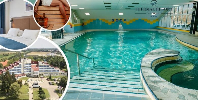 Hotel Thermal Resort Lendava 3* - 2 noćenja s polupansionom za dvoje + gratis paket za 1 dijete do 3,99 godina uz kupanje u jedinstvenim termalnim bazenima i ulazom u saune
