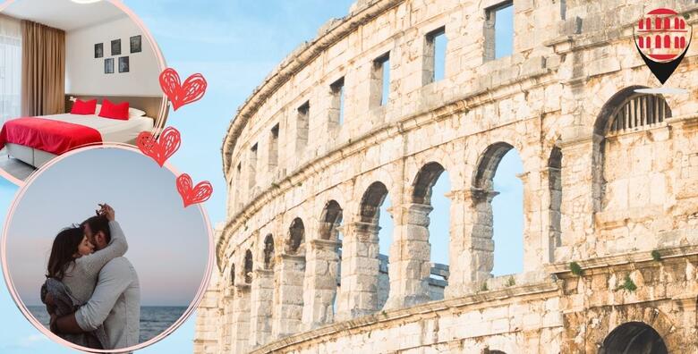 Nezaboravno Valentinovo u Puli - otkrijte čarolije Pule uz 1 noćenje s doručkom za 2 osobe + gratis paket za 1 dijete u Pula City Center Accommodationu 4*