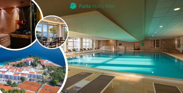 Romantični getaway u Vitality Hotel Punta 4*, Veli Lošinj - 2 noći s polupansionom za 2 odraslih uz korištenje bazena, sauna te fitness centra