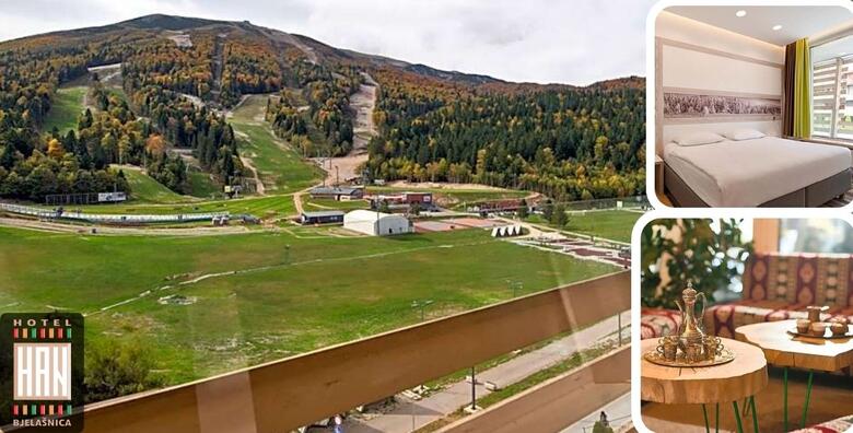 Odmor u Hotelu Han 4* - opustite se uz planinski zrak Bjelašnice i 1 noćenje s polupansionom za dvije osobe + GRATIS paket za 1 dijete do 5,99 godina