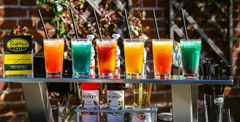 NAJAM MOBILNE KOKTEL STANICE - izaberite paket od 100, 150 ili 200 koktela i oduševite svoje goste sa više od 50 vrsta alkoholnih i bezalkoholnih koktela