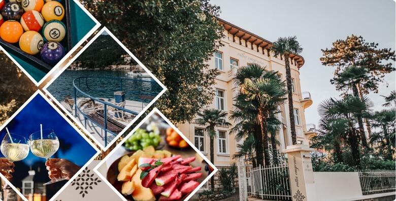 LOVRAN - uživajte TIK UZ MORE uz 1 noćenje s bogatim doručkom i privatnim korištenjem wellness oaze za dvoje u Hotelu Villa Eugenia 4*