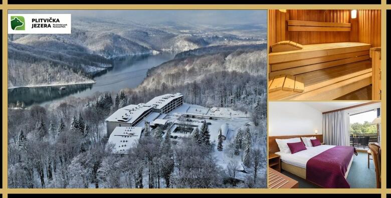 NP PLITVIČKA JEZERA - zimska obiteljska idila u srcu Plitvica uz 2 noćenja s polupansionom za 2 osobe + GRATIS paket za do 2 djece u Hotelu Jezero 3*