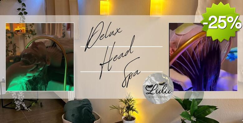 Japanese Head Spa tretman - najtraženiji tretman za dubinsku njegu vlasišta, zdravu kosu i potpunu relaksaciju u Studiju ljepote Lulu