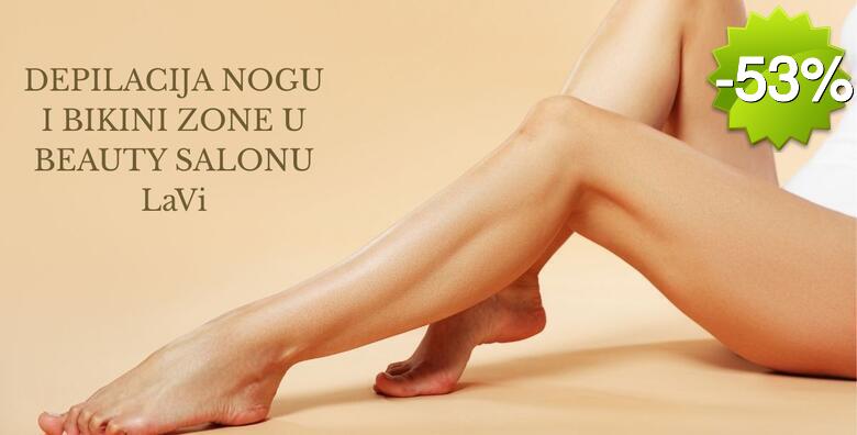 Neželjene dlačice stvaraju vam problem? Uz depilaciju nogu i bikini zone voskom riješite ih se efikasno i uživajte u glatkoj koži u Beauty salonu LaV