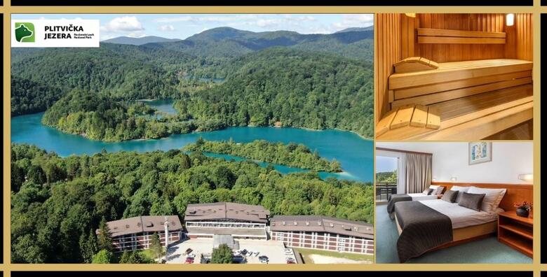 NP PLITVIČKA JEZERA - obiteljska idila u srcu Plitvica uz 2 noćenja s polupansionom za 2 osobe + GRATIS paket za do 2 djece u Hotelu Jezero 3*