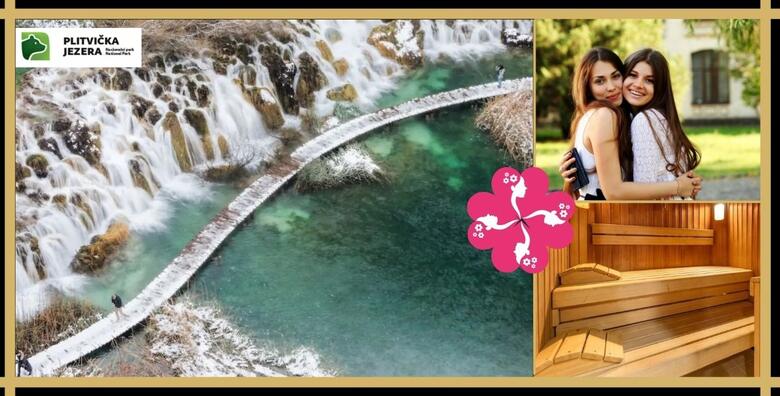 Dan žena na Plitvičkim jezerima - 2 noćenja s polupansionom za dvoje uz svečanu večeru i korištenje SPA zone u Hotelu Jezero 3*