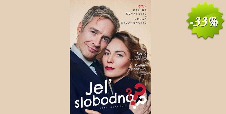 19. GUMBEKOVI DANI, festival kabareta i komedija - beogradska predstava JE L´ SLOBODNO? suvremena, duhovita i introspektivna priča o međuljudskim odnosima