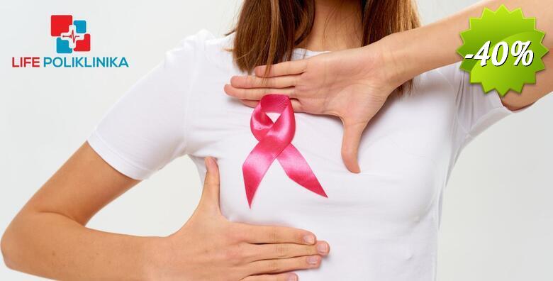 Ultrazvuk dojki i pazušnih jama - obavite preventivni pregled s točnošću od preko 90% u Poliklinici Life