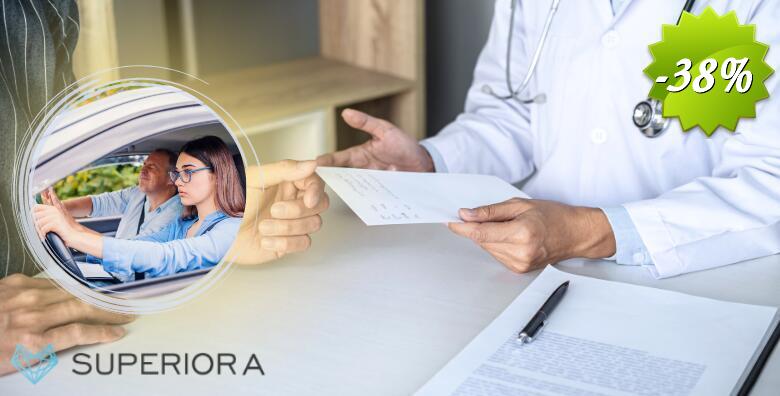 Ne propustite odličnu priliku i obavite liječnički pregled za vozačku B, AM, A1, A2 i A kategorije u Poliklinici Superiora u Zagrebu