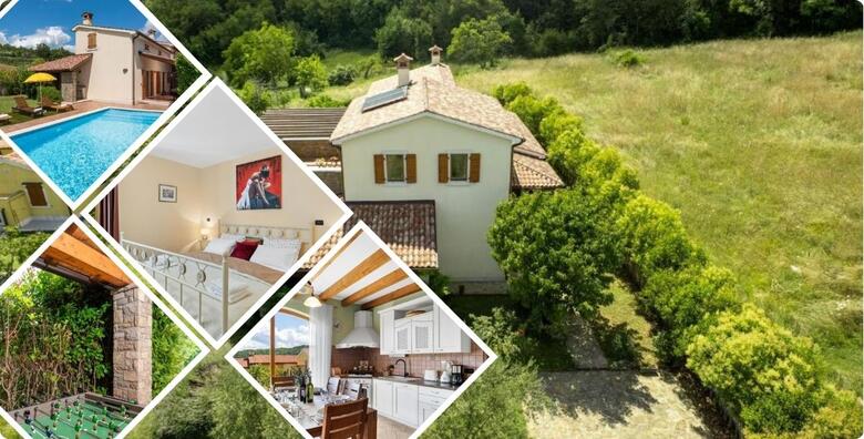 Rano proljeće u središnjoj Istri - uživajte s obitelji ili prijateljima u Villi Dol 4* uz 2 ili više noćenja za do 6 osoba + korištenje saune, teretane, zabavnog sadržaja i kamina