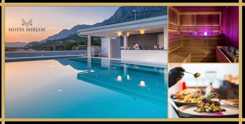 Proljeće u Boutique Hotelu Mirjam 4*, Makarska rivijera - 2 ili 3 noćenja s doručkom za 2 osobe uz korištenje ROOFTOP GRIJANOG BAZENA, sauna i jacuzzija