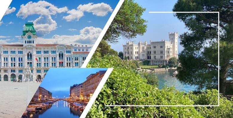 Razgledajte TRST i najpoznatiju tršćansku građevinu, dvorac MIRAMARE, okruženu prekrasnim parkom smještenu na samom rubu mora