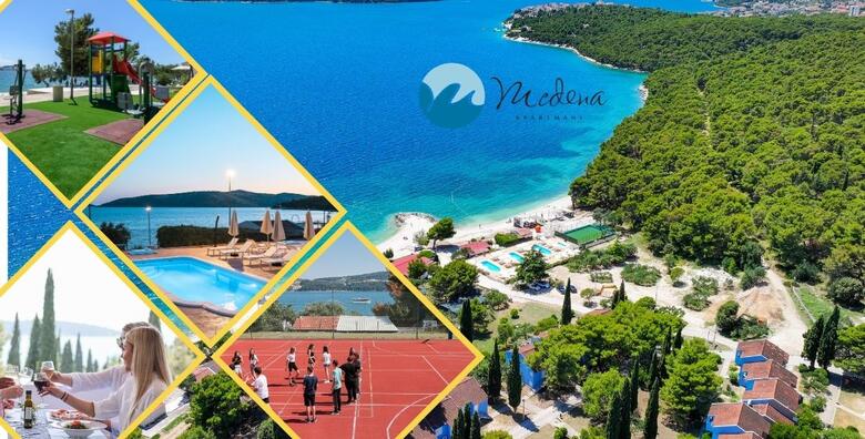 Proljetni bijeg na more, Apartmani Medena 4* - 2 noćenja s polupansionom za 2 ili 4 osobe + gratis paket za 1 dijete do 11,99 godina uz bazene i sportske sadržaje