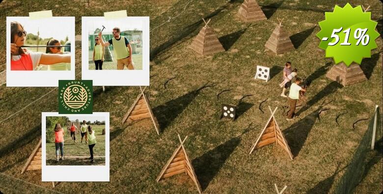 GRUNT PARK, PAKET ZA ODRASLE - 3 sata vrhunske zabave uz svu potrebnu opremu kako bi nadmetanje među timovima bilo zabavnije