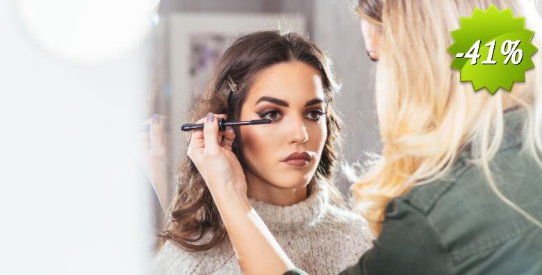 Jednodnevni tečaj šminkanja na kojem možete naučite sve o konturiranju, tehnikama i nanošenju umjetnih trepavica