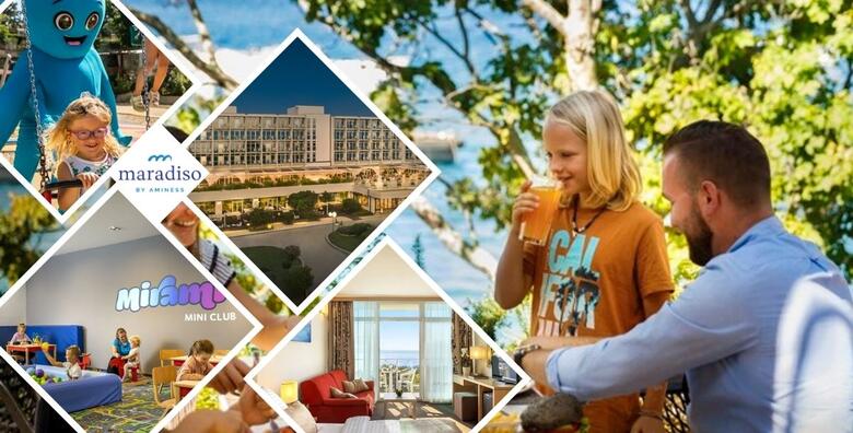 POSEBNA PONUDA! Početak ljeta u Magal Maradiso Hotelu 3* by Aminess - 4 noćenja s polupansionom za 2 odrasle osobe i do 2 djece u Njivicama na Krku u modernom ambijentu