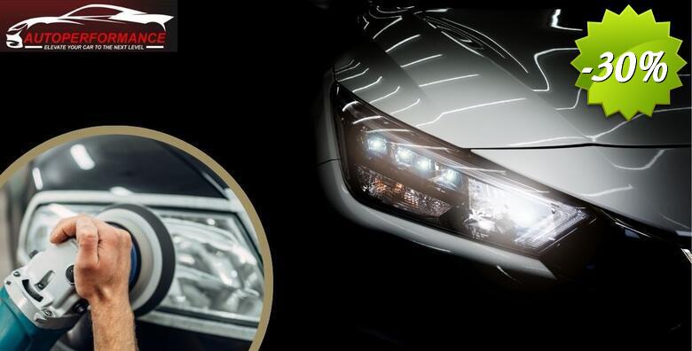 Vratite prvobitan sjaj svjetlima na vozilima i povećajte vidljivost na cesti uz poliranje farova u automehaničarskoj radionici Auto Performance