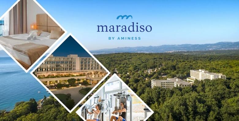 POSEBNA PONUDA! TOP TERMINI, Magal Maradiso Hotel 3* by Aminess - 4 ili 7 noćenja s polupansionom za 2 odrasle osobe i 1 dijete na samo 100 metara od plaže