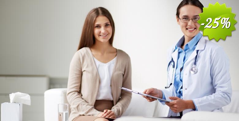 Kompletan ginekološki pregled uz papa test i color doppler u Ordinaciji dr. med. Danijel Šeba