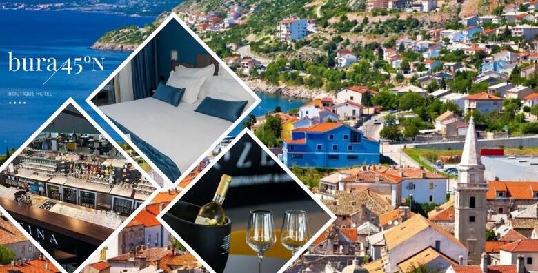 PROLJETNI ODMOR U SENJU - 2 noćenja s polupansionom za 2 osobe + gratis paket za 1 dijete do 6,99 godina uz korištenje Spa zone u Hotelu Bura 45 N 4*