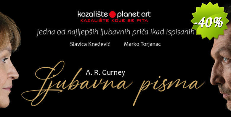 Predstava Ljubavna pisma - pogledajte najljepšu kazališnu ljubavnu priču u maestralnoj izvedbi Slavice Knežević i Marka Torjanca
