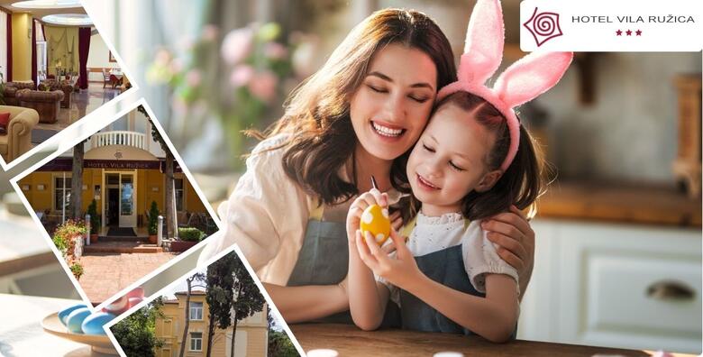 Uskrs u Crikvenici - 2 ili 3 noćenja s polupansionom za 2 osobe + gratis paket za 1 dijete do 5,99 godina u Hotelu Vila Ružica 3* uz poklon za djecu, ulaz u akvarij i dječju igraonicu