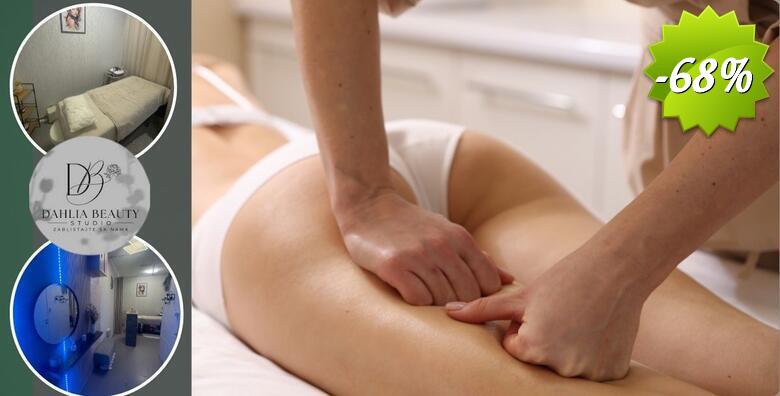 Tretmani za oblikovanje nogu i stražnjice - 10 tretmana za poticanje cirkulacije, smanjenje celulita i gubljenje obujma do 6,5 cm u jednom tretmanu u u Dahlia Beauty Studiju