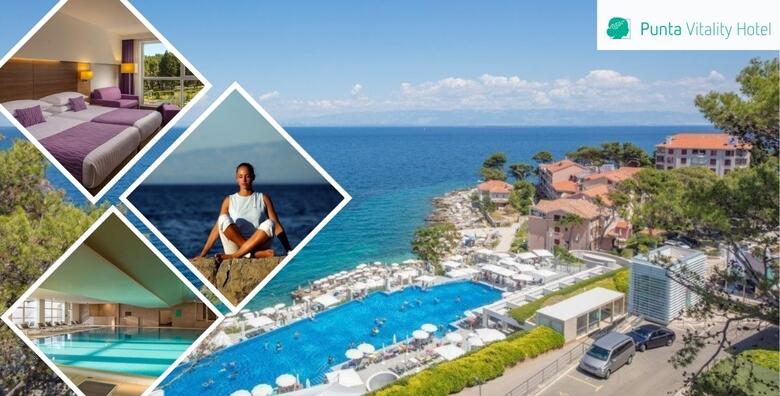 Obiteljski odmor u Vitality Hotel Punta 4*, Veli Lošinj - 2 noćenja s polupansionom za 2 odraslih i do 2 djece uz korištenje bazena, sauna te fitness centra
