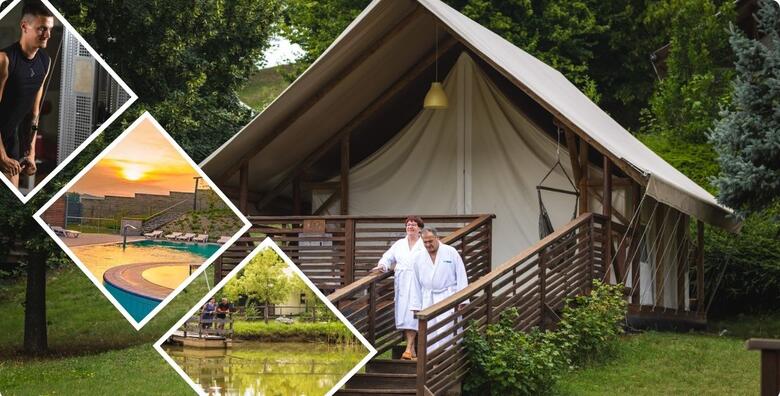 Ljeto u Glamping Bioterme 4* - 2 noćenja s doručkom za 2 osobe + gratis paket za 1 dijete do 3,99 godina uz korištenje wellness usluga, Slovenija