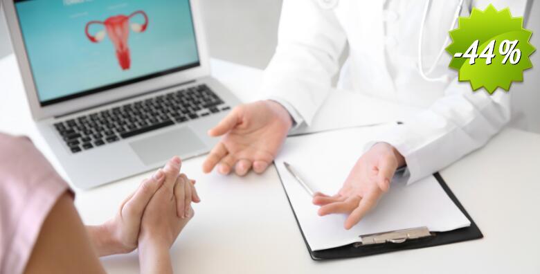 Ginekološki pregled s color dopplerom, ultrazvuk i papa test u Poliklinici Đurić