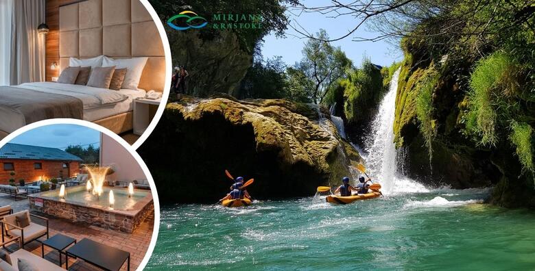 PROLJEĆE U RASTOKAMA - 1 noćenje s doručkom ili polupansionom za 2 osobe + GRATIS paket za 1 dijete do 2,99 godina u Hotelu Mirjana & Rastoke 4*