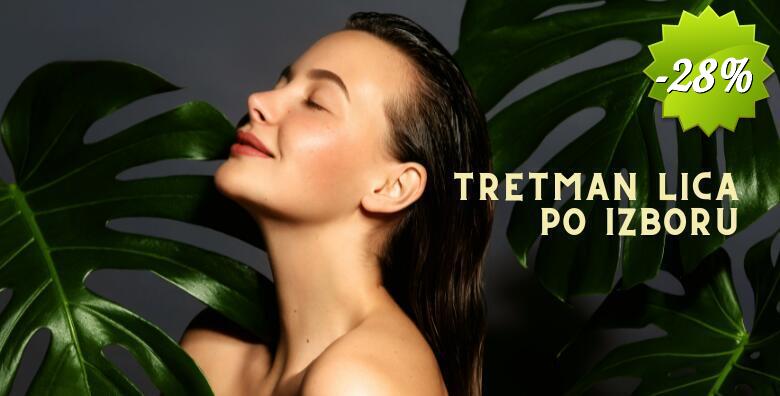 Zategnut i svjež izgled kože lica uz dijamantnu mikrodermoabraziju, 3D super lifting, tretman kisikom ili radiofrekvenciju u Studiju ljepote Manuela